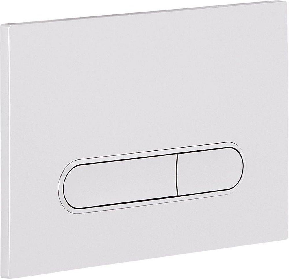 1.08 gpf/1.6 gpf Dual Flush Elongated Two Piece Toilet in Matte Chrome 