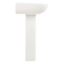 22-3/4 x 19-1/8 in. Specialty Pedestal Bathroom Sink in White 