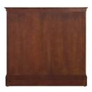 36 CLAUDIA VANITY - ANTIQUE COFFEE WITH LEFT OFFSET RECT UNDERMOUNT SINK-CARRARA MARBLE WIDESPREAD 