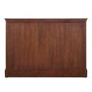 48 CLAUDIA VANITY - ANTIQUE COFFEE WITH RECT UNDERMOUNT SINK - FEATHERED WHITE QUARTZ WIDESPREAD 