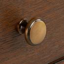 48 CLAUDIA VANITY - ANTIQUE COFFEE WITH RECT UNDERMOUNT SINK - FEATHERED WHITE QUARTZ WIDESPREAD 