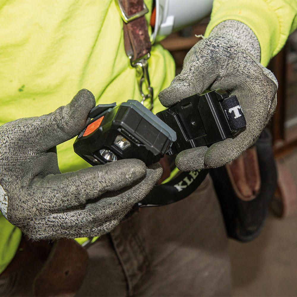 400 LUMEN RECHRG HDLP W/ FAB STRP 