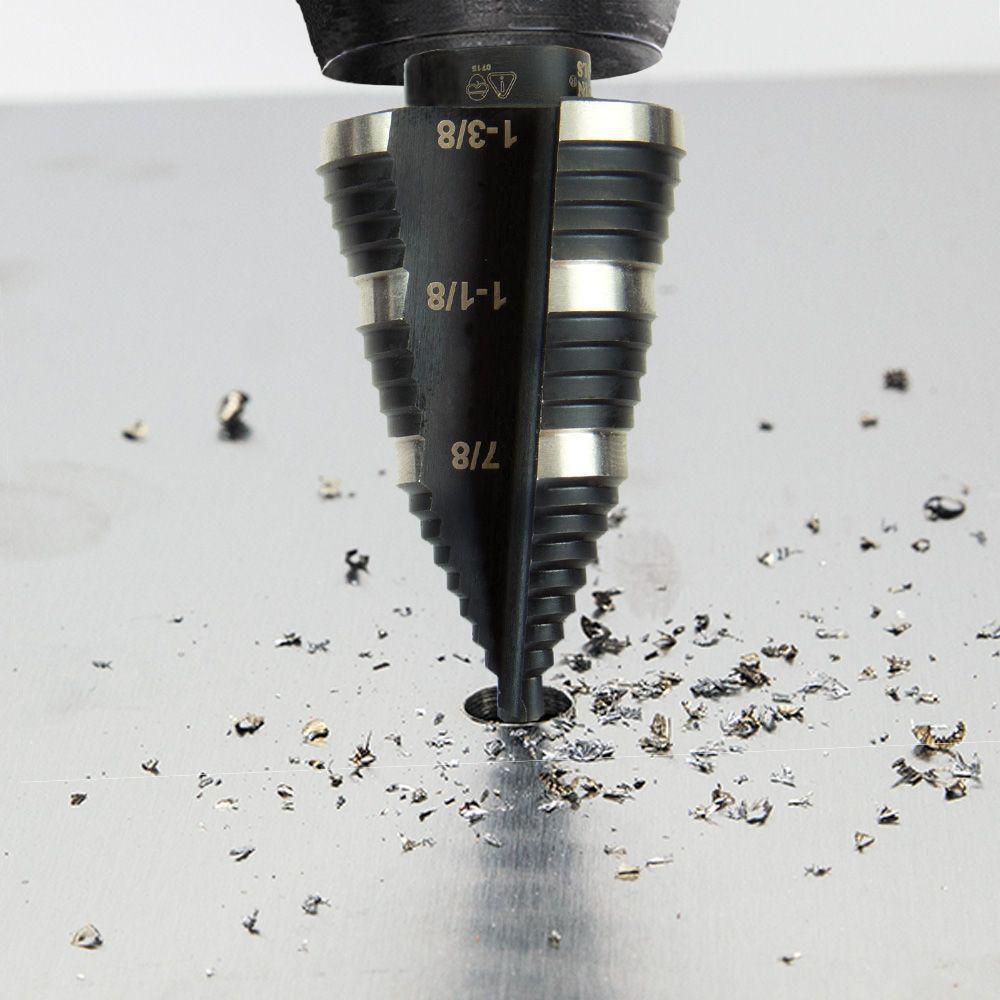 Klein Tools Black Oxide 7/8 - 1-3/8 in. Hex Step 1-Piece 