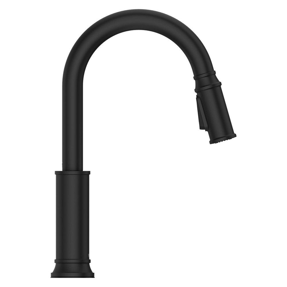 COLFAX PULLDOWN KITCHEN FAUCET IN MATTE BLACK 