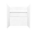 60 x 30 x 60 in. Tub & Shower Wall Kit in White