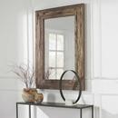 RENNICK MIRROR 36W X 48H RUSTIC WOOD FRAMED 