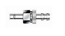 1/4 in. Hose Barb x 1/4 in. Tube Stub 316 Stainless Steel