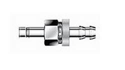 1/4 in. Hose Barb x 1/4 in. Tube Stub 316 Stainless Steel