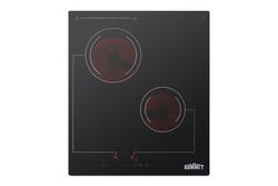 18 in. 2 Burner Radiant Electric Cooktop with Black Surface