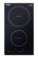 3600W 208-240V 12 WIDE 2-ZONE BUILT-IN INDUCTION COOKTOP IN BLACK GLASS WITH TOUCH CONTROLS & POWER BOOST 