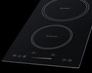 3600W 208-240V 12 WIDE 2-ZONE BUILT-IN INDUCTION COOKTOP IN BLACK GLASS WITH TOUCH CONTROLS & POWER BOOST 