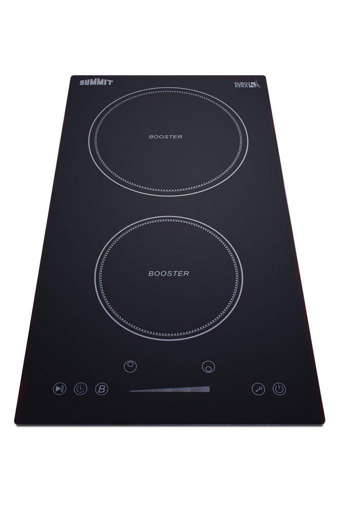 3600W 208-240V 12 WIDE 2-ZONE BUILT-IN INDUCTION COOKTOP IN BLACK GLASS WITH TOUCH CONTROLS & POWER BOOST 