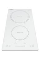3500W 208-240V 12 WIDE 2-ZONE BUILT-IN INDUCTION COOKTOP IN WHITE GLASS WITH TOUCH CONTROLS 