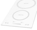 3500W 208-240V 12 WIDE 2-ZONE BUILT-IN INDUCTION COOKTOP IN WHITE GLASS WITH TOUCH CONTROLS 