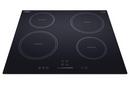 7200W 208-240V 24 WIDE 4-ZONE BUILT-IN INDUCTION COOKTOP IN BLACK GLASS WITH TOUCH CONTROLS & POWER BOOST 