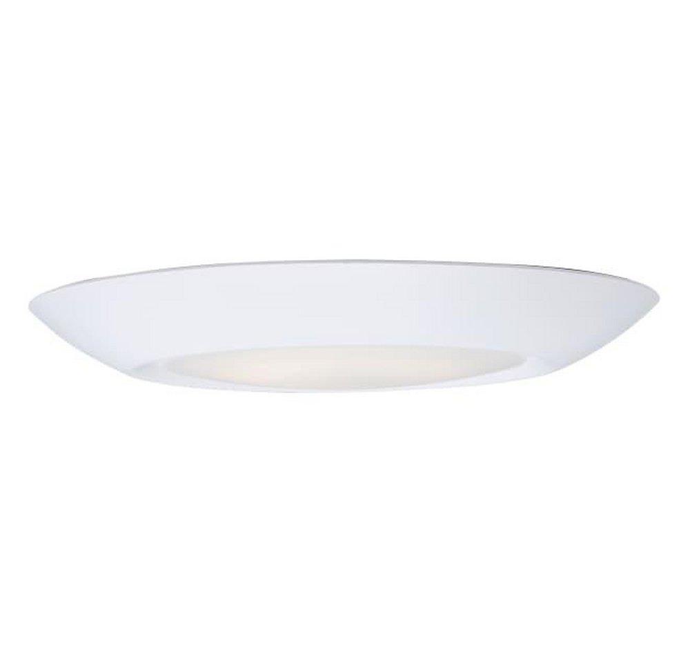 Maxim Lighting&reg; White 1-1/4 x 6 in. 11W 1-Light Integrated LED Flush Mount Ceiling Fixture 