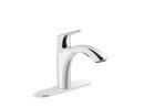 KOHLER Polished Chrome Single Handle Pull Out Kitchen Faucet 