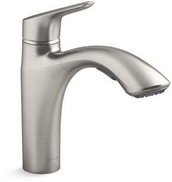 Single Handle Pull Out Kitchen Faucet in Vibrant&reg; Stainless