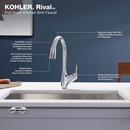 KOHLER Vibrant Stainless Single Handle Pull Down Kitchen Faucet 