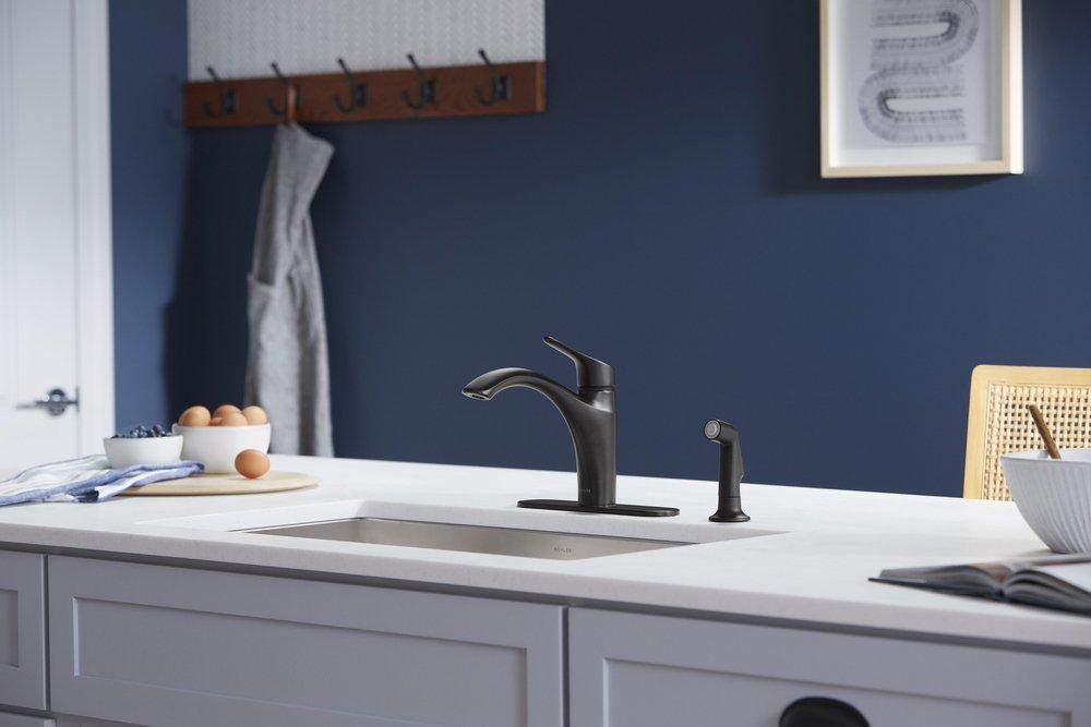 RIVAL SWING SPOUT W/ SIDE SPRAY 