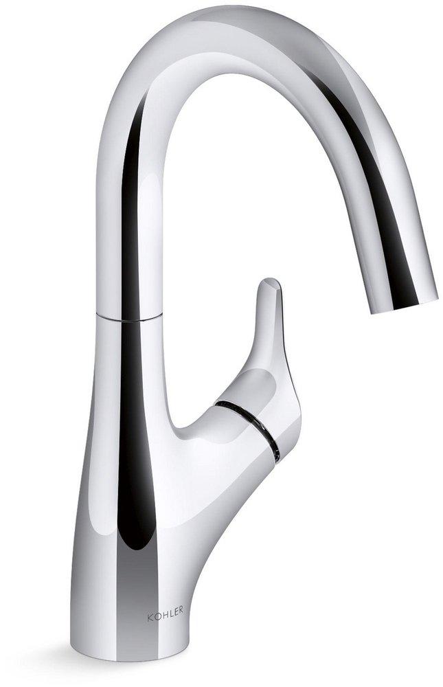 KOHLER Polished Chrome Single Handle Bar Faucet 