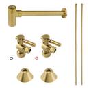 5/8 x 3/8 x 30 in Supply Kit in Brushed Brass 