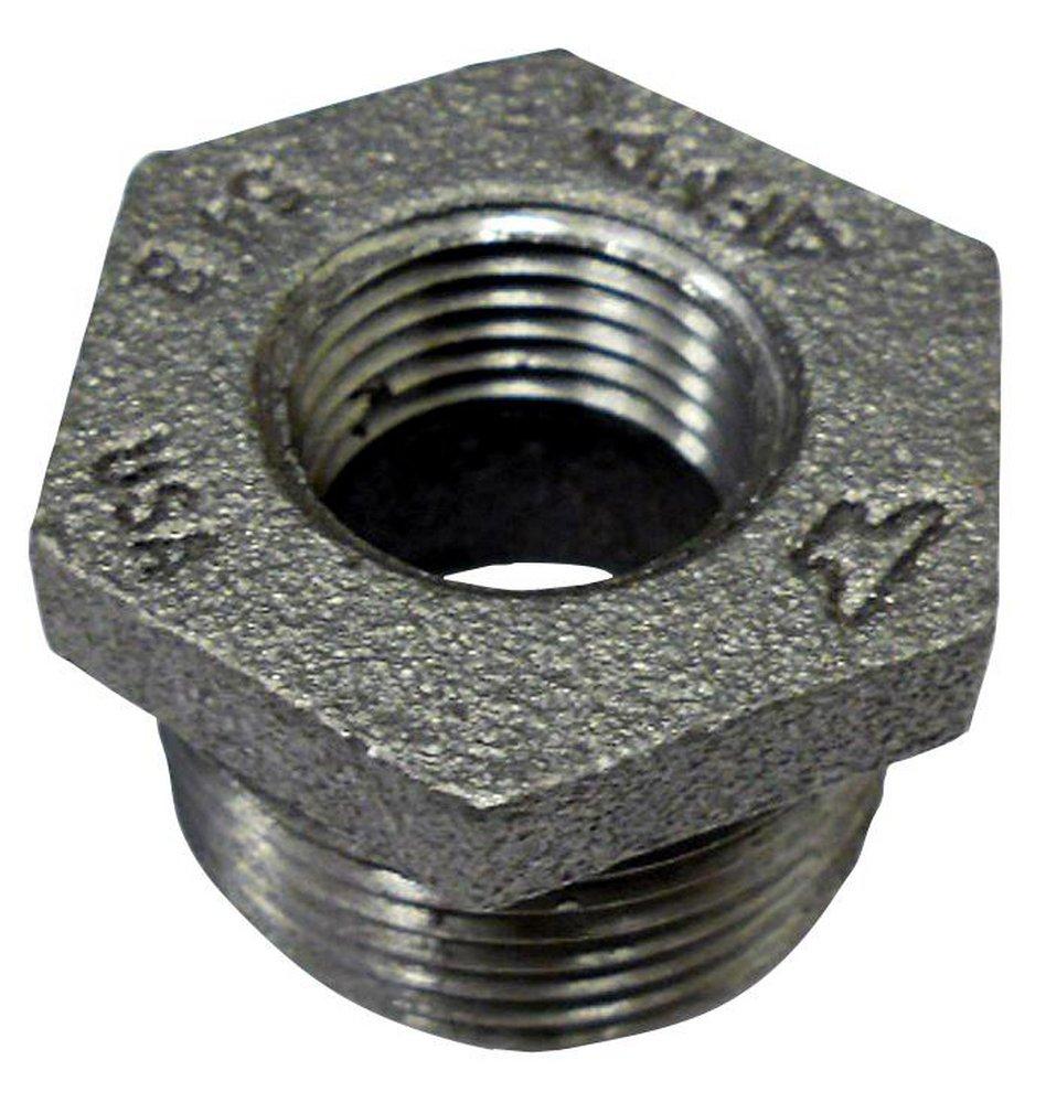 3 X 1/2 Galvanized Cast Iron HEX Bushing 