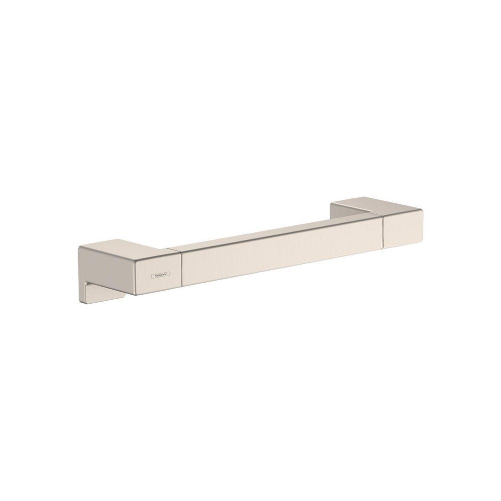 Hansgrohe Brushed Nickel 13-7/10 in. Towel Bar 