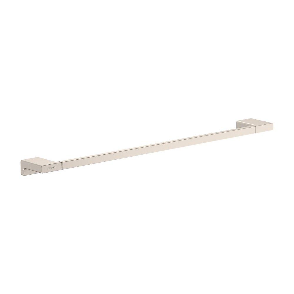 Hansgrohe Brushed Nickel 25-51/100 in. Towel Bar 