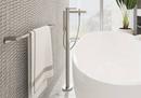 Hansgrohe Brushed Nickel 25-51/100 in. Towel Bar 