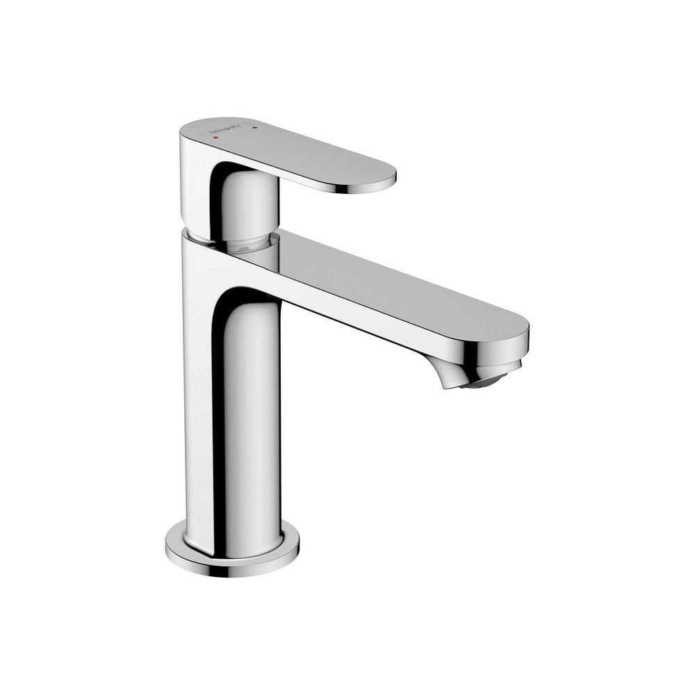 Single Handle Monoblock Bathroom Sink Faucet in Chrome 