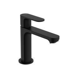 Single Handle Monoblock Bathroom Sink Faucet in Matte Black