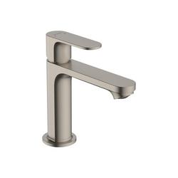 Single Handle Monoblock Bathroom Sink Faucet in Brushed Nickel