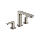 Two Handle Widespread Bathroom Sink Faucet in Brushed Nickel 