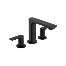 Two Handle Widespread Bathroom Sink Faucet in Matte Black