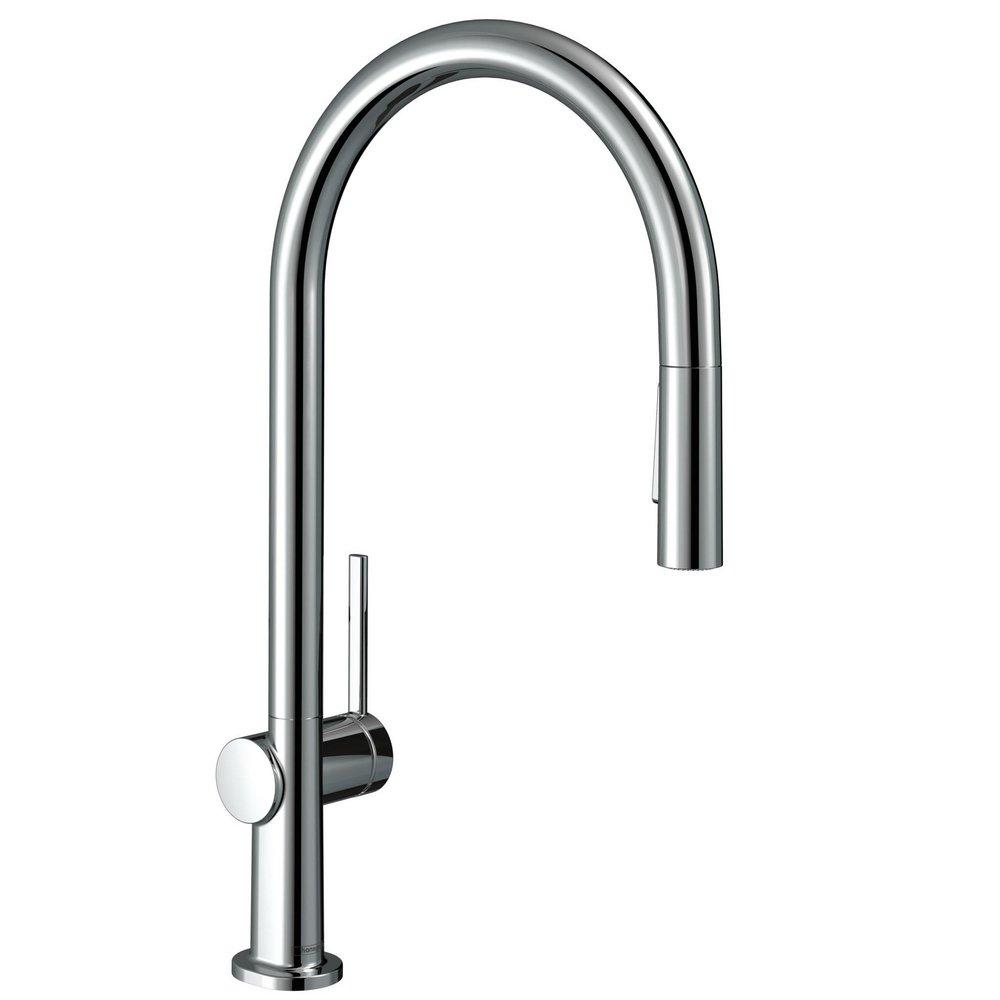 CCY LF TALIS N HIGHARC KITCHEN FAUCET O-STYLE 2-SPRAY PULL-DOWN 1.5 GPM IN CHROME 