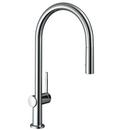 Single Handle Pull Down Kitchen Faucet in Chrome