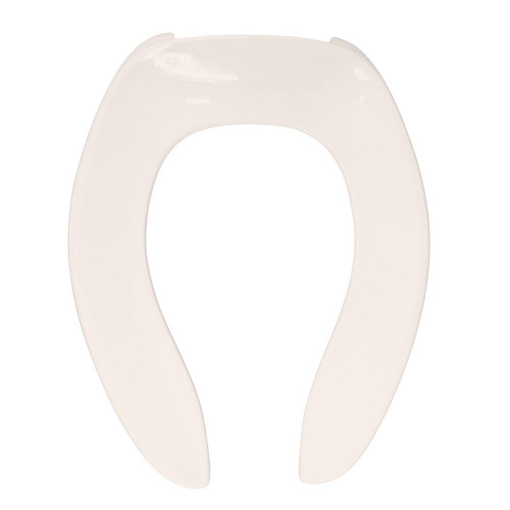 Centoco Manufacturing Bone Plastic Elongated Open Front Toilet Seat 