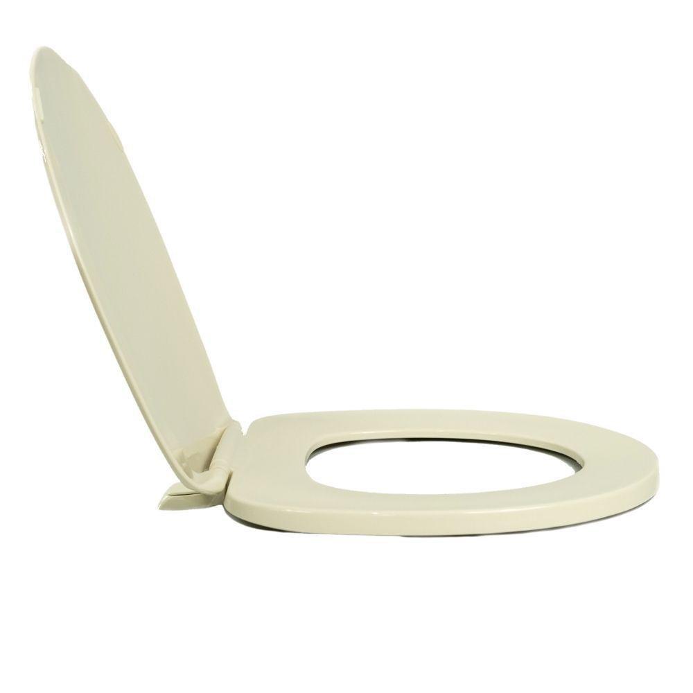 Centoco Manufacturing Bone Elongated Open Front Toilet Seat 