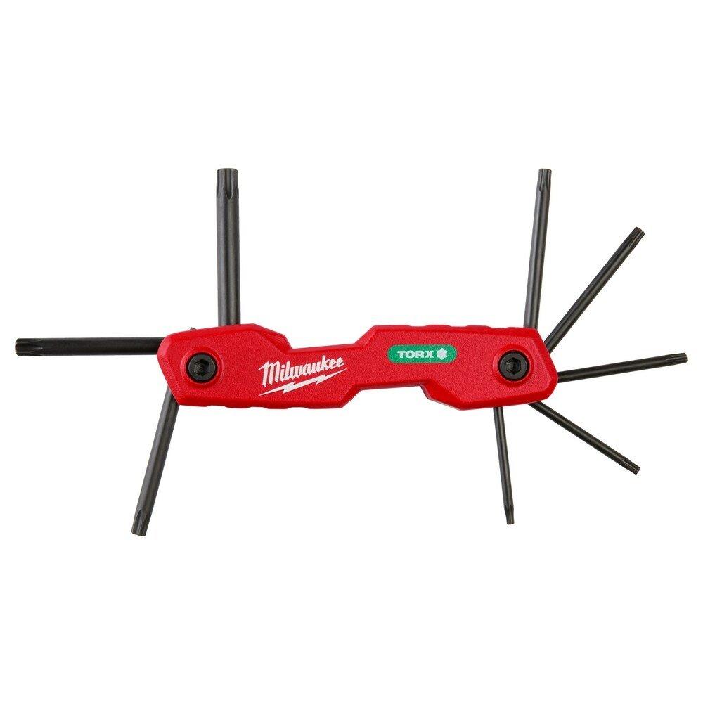 8-KEY FOLDING HEX KEY SET - TORX 