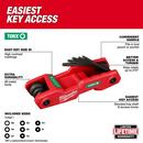 8-KEY FOLDING HEX KEY SET - TORX 