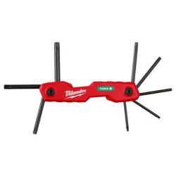 8-KEY FOLDING HEX KEY SET - TORX