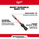 Milwaukee&reg; Red 1 in., 1/4 in., 2 in., 3/16 in., 3/32 in., 5/32in, 7/64 in., 9/64 in. Hex Driver 80-Piece Drill Bits & Bit Sets 