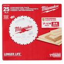 7-1/4 24T WORM DRIVE FRAMING CONTRACTOR PACK 25PK 