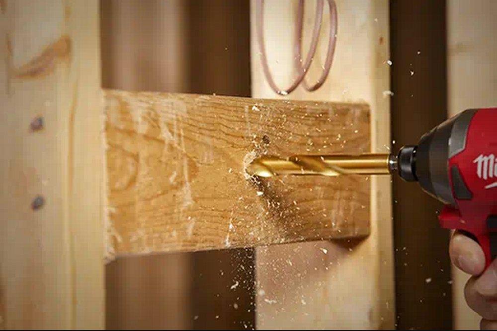 SHOCKWAVE IMPACT DUTY RED HELIX TITANIUM DRILL BIT SET - 15PC 