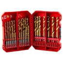 SHOCKWAVE IMPACT DUTY RED HELIX TITANIUM DRILL BIT SET - 29PC