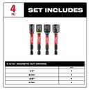 2-9/16 in. Alloy Steel Magnetic Nut Driver Set (4-Piece) 