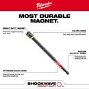 SHOCKWAVE IMPACT DUTY 1/4 X 6 MAGNETIC NUT DRIVER 