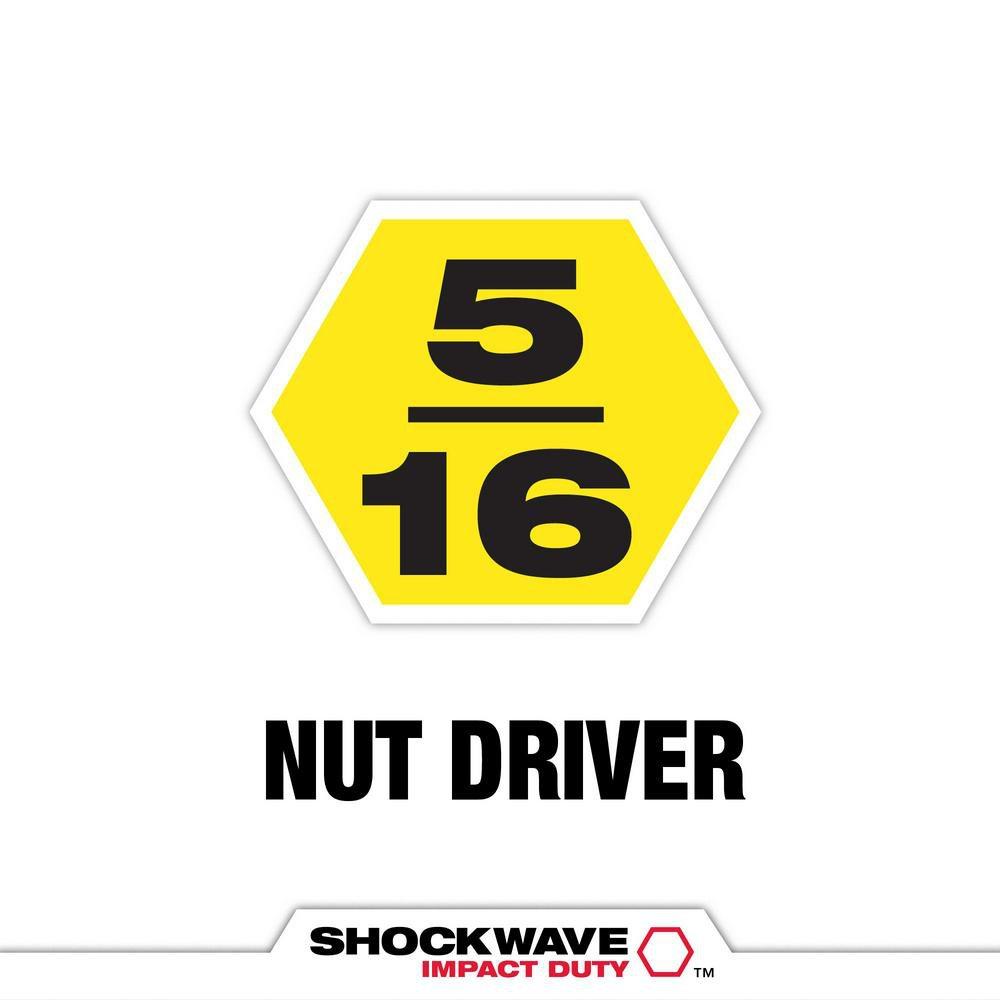 SHOCKWAVE IMPACT DUTY 5/16 X 6 MAGNETIC NUT DRIVER 