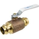 1/2 in Bronze Full Port Press Ball Valve 